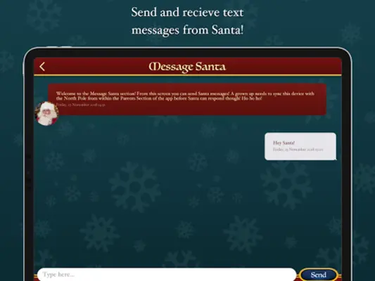 Speak to Santa™ - Video Call android App screenshot 0