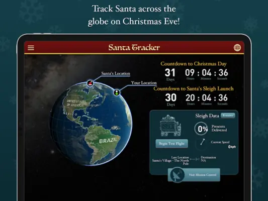 Speak to Santa™ - Video Call android App screenshot 1